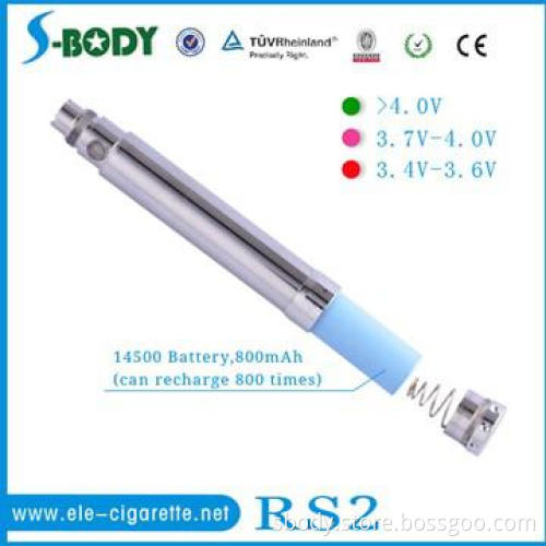 ego rs 2 battery with replaceable battery mod 14500